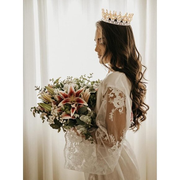 Women Crowns Rhinestone Bridal Tiara Wedding Princess Headpiece Elegant